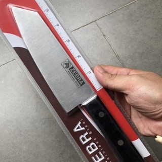 DAO LẠNG THỊT, THÁI THỊT KIỂU NHẬT Inox Zebra 6.5” Japanese Cleaver Knife Chef 100254