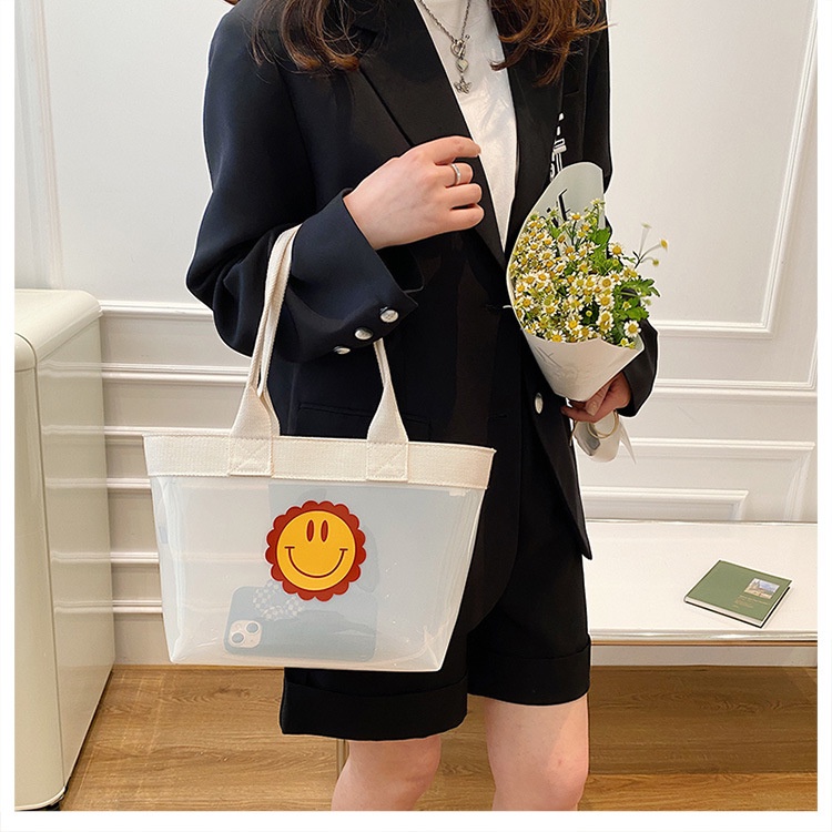 Túi Xách Đeo Vai Hình Mặt Cười Dễ Thương Xinh Xắn