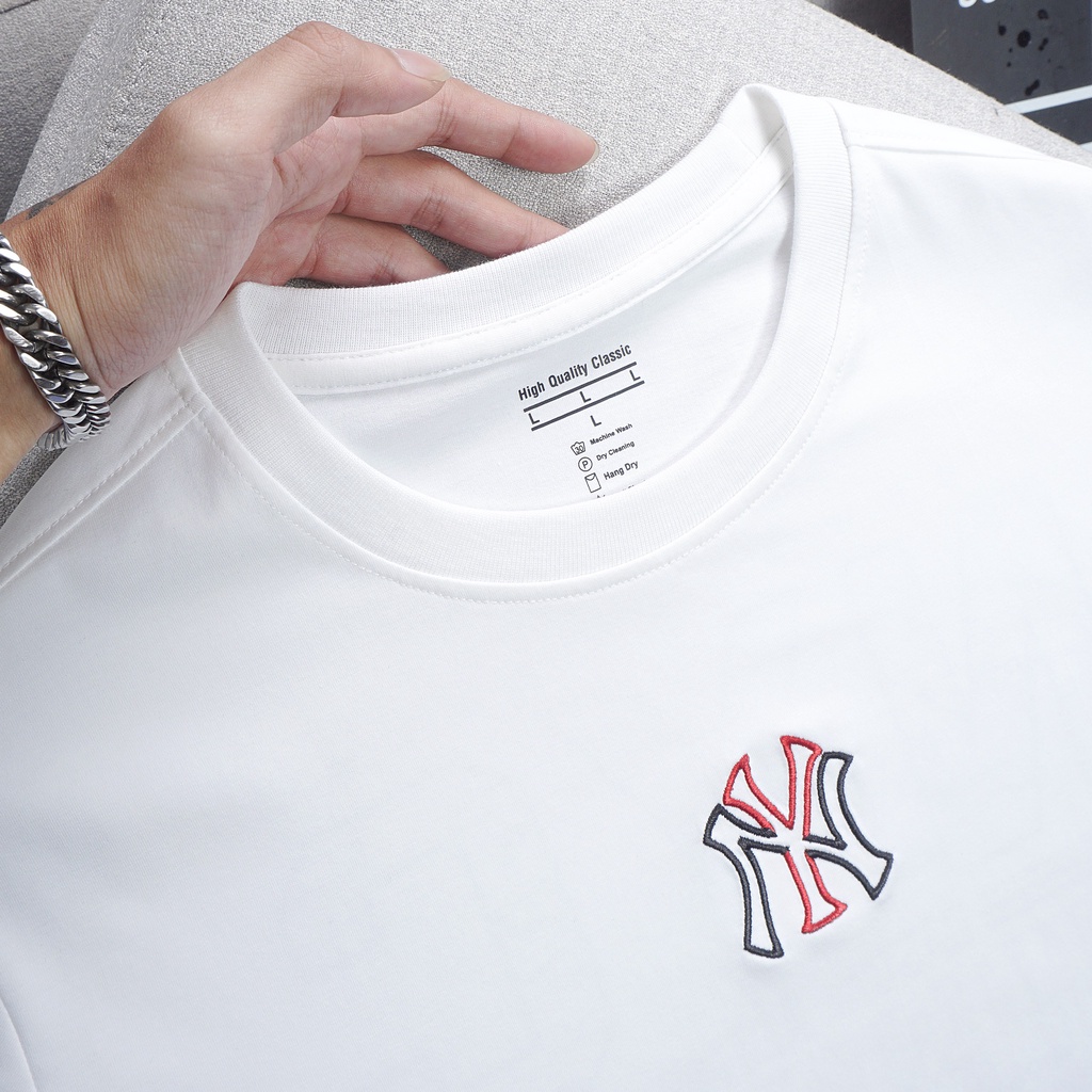 (Có size 3XL) Áo thun nam cổ tròn NYC 3M, áo phông nam cotton mịn, form basic thoải mái