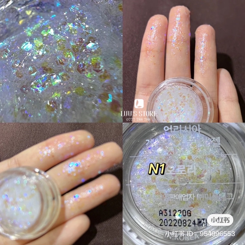 Nhũ Mắt Unleashia Glitter Dạng Gel 4g