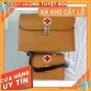 [FREE SHIP - SIÊU SALE] - TÚI CỨU THƯƠNG, TÚI Y TẾ DA, dùng để đồ trong xe oto, xe khách, gia đình