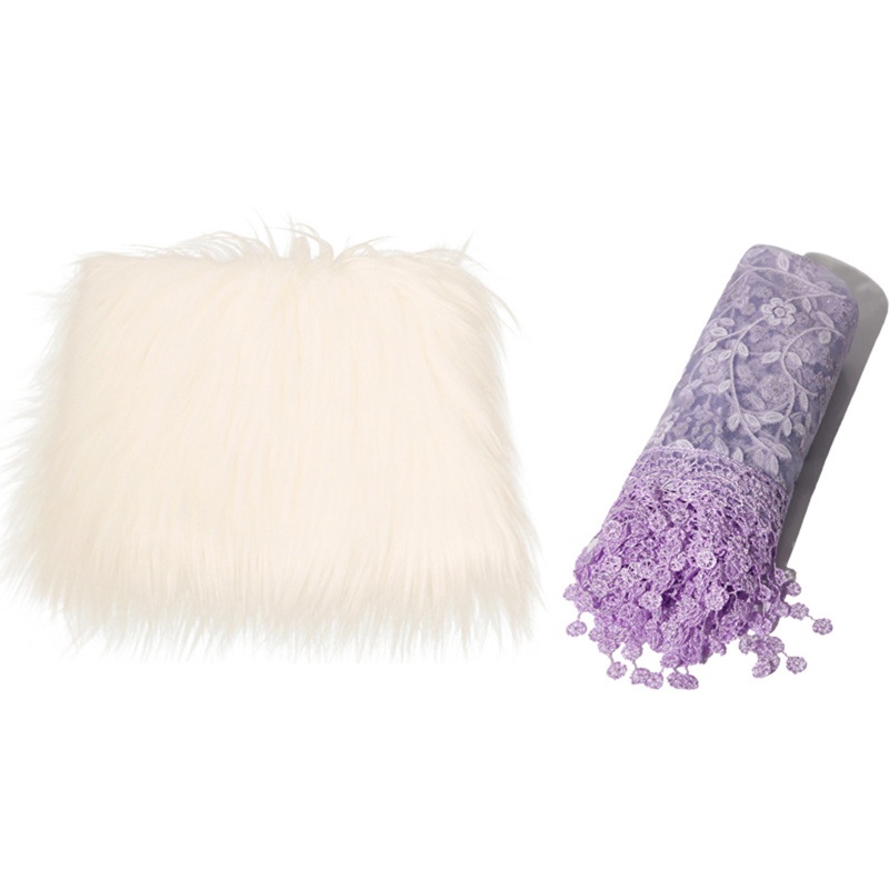 Set 3 Món Chăn Quấn Kèm Băng Đô Làm Phụ Kiện Chụp Ảnh Cho Bé Sơ Sinh