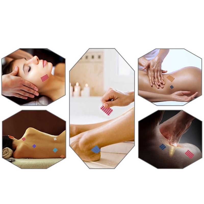 Bộ 10 Băng Dán Thể Thao Co Giãn Hỗ Trợ Giảm Đau Cơ