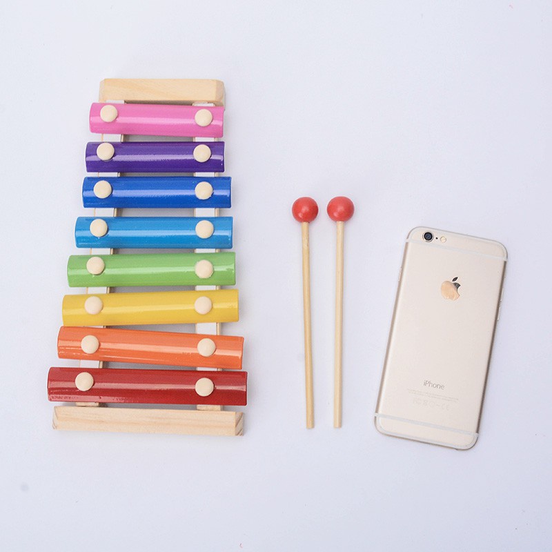 Đồ chơi đàn gỗ Xylophone 8 Quãng đáng yêu Cho Bé