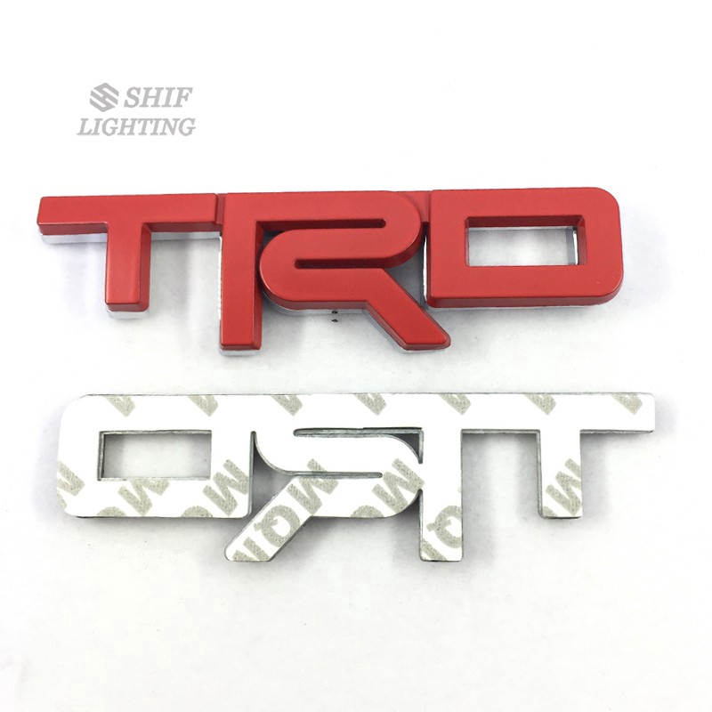 Logo Trd Kim Loại Trang Trí Xe Hơi