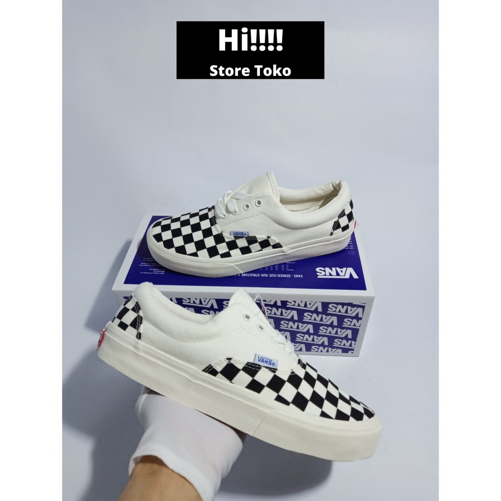 giày vans nam nữ caro buộc dây 11 nam nữ bản Trung