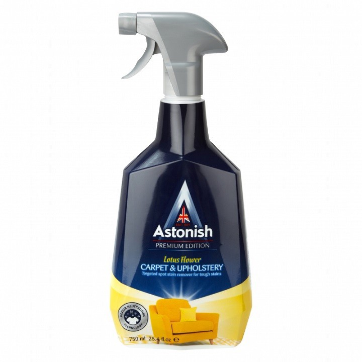 Bình xịt tẩy thảm, ghế sofa nỉ Astonish C6720 - 750ml- Sản xuất Anh Quốc