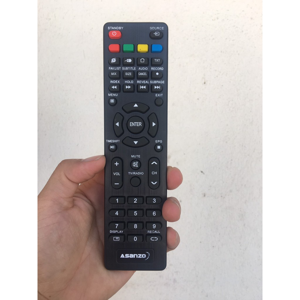 Điều Khiển TV ASANZO Smart Tivi  vào mạng, Tặng kèm pin !