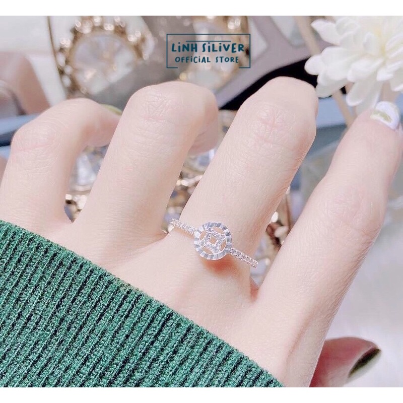 Nhẫn kim tiền nhỏ xinh bạc ta
