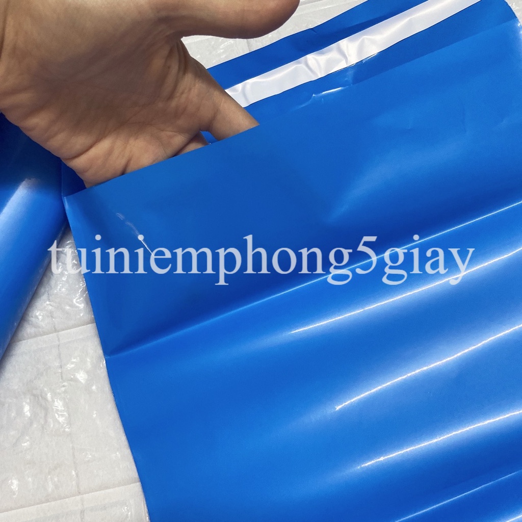[1Kg–Xanh Dương-Đủ size] Túi gói hàng niêm phong tự dính - túi đóng hàng chuyển phát nhanh có sẵn keo dính – 5 GIÂY