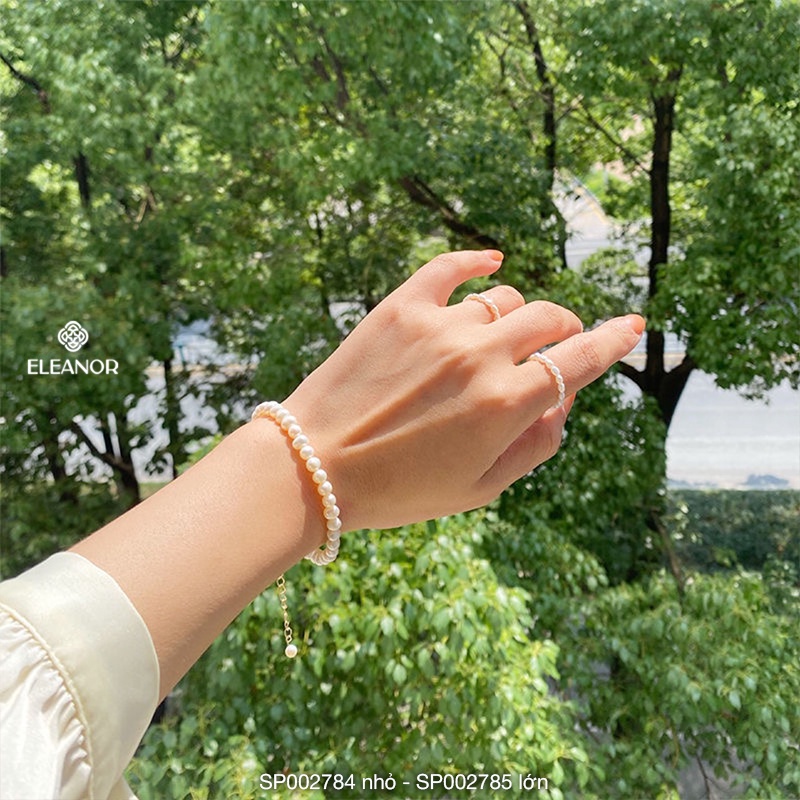 Nhẫn Eleanor Accessories ngọc trai nhân tạo xinh xắn phụ kiện trang sức thời trang sành điệu