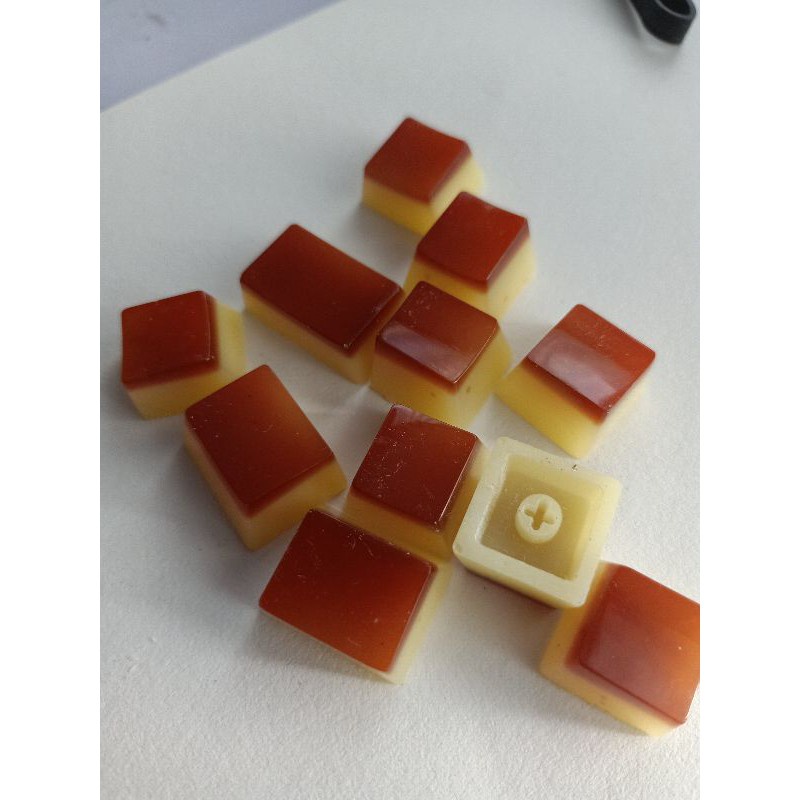 Keycap Resin Bánh Flan Cho Bàn Phím Cơ