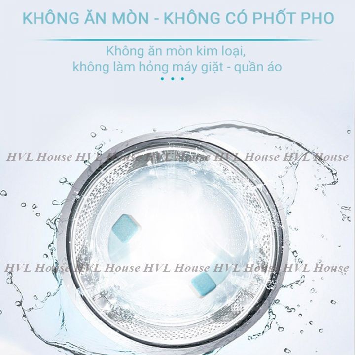 Viên Tẩy Vệ Sinh Lồng Máy Giặt Siêu Sạch
