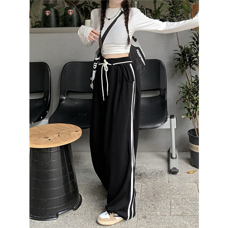 Áo Thun Tay Dài Dáng Ôm Kẻ Sọc Ngang Quyến Rũ Trẻ Trung Cho Bạn Gái