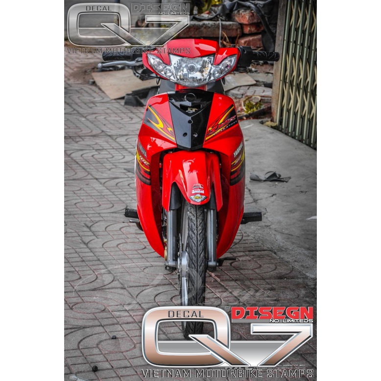 Tem Rời Sirius 110 Đỏ Đen