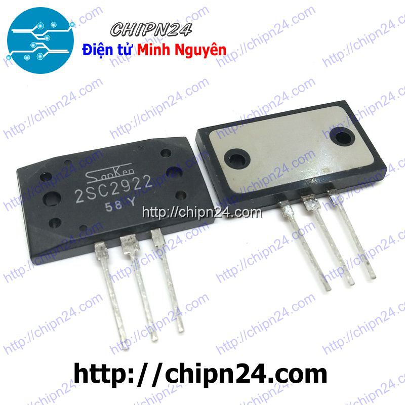 [1 CON] (KT1) Transistor C2922 NPN 17A 180V (Sò Sanken) (2SC2922 2922)