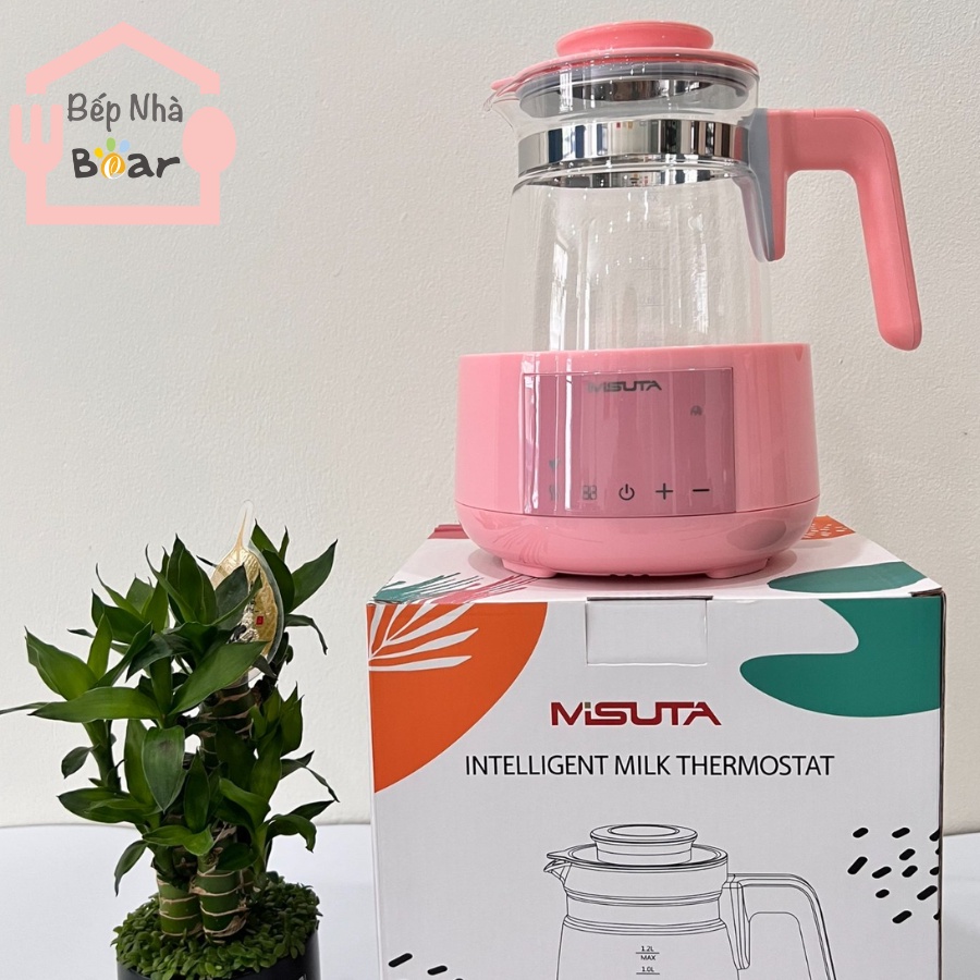 Bình đun nước pha sữa misuta có điều khiển, không có điều khiển và mẫu giá rẻ có bình rời BẾP NHÀ BEAR