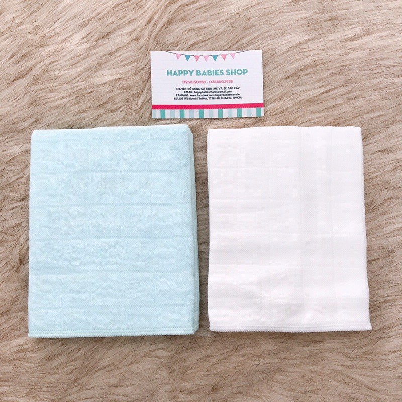 Set 10 Khăn Sữa Sợi Tre 3 Lớp Fany