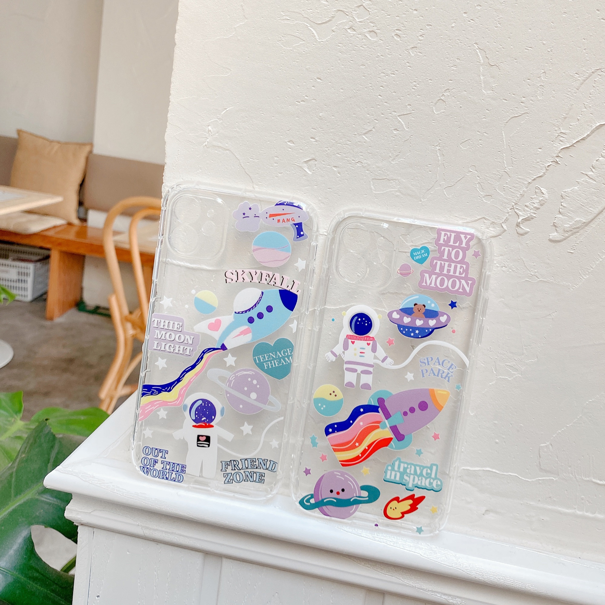 Ốp Lưng Tpu Mềm Trong Suốt In Hình Phi Hành Gia Cho Iphone 12 12pro 12promax 11 Pro Xs Max X Xr 8 7 Plus | BigBuy360 - bigbuy360.vn