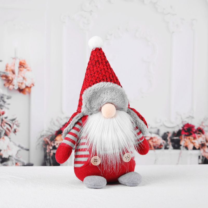 Thú bông hình quỷ lùn mặc đồ ông già noel phong cách Thụy Điển trang trí nhà cho lễ giáng sinh