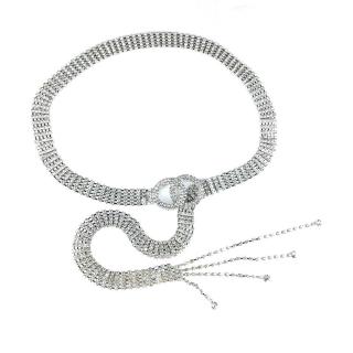 Thắt Lưng Đính Đá Lấp Lánh Sang Trọng Cho Nữ