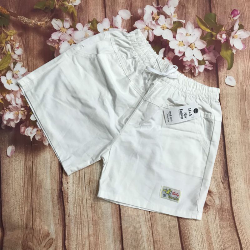 Quần short kaki nữ lưng thun _ Quần short đùi kaki co dãn