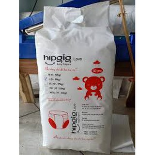 Bỉm tã quần Hipgig size M đến 3X 100 Miếng