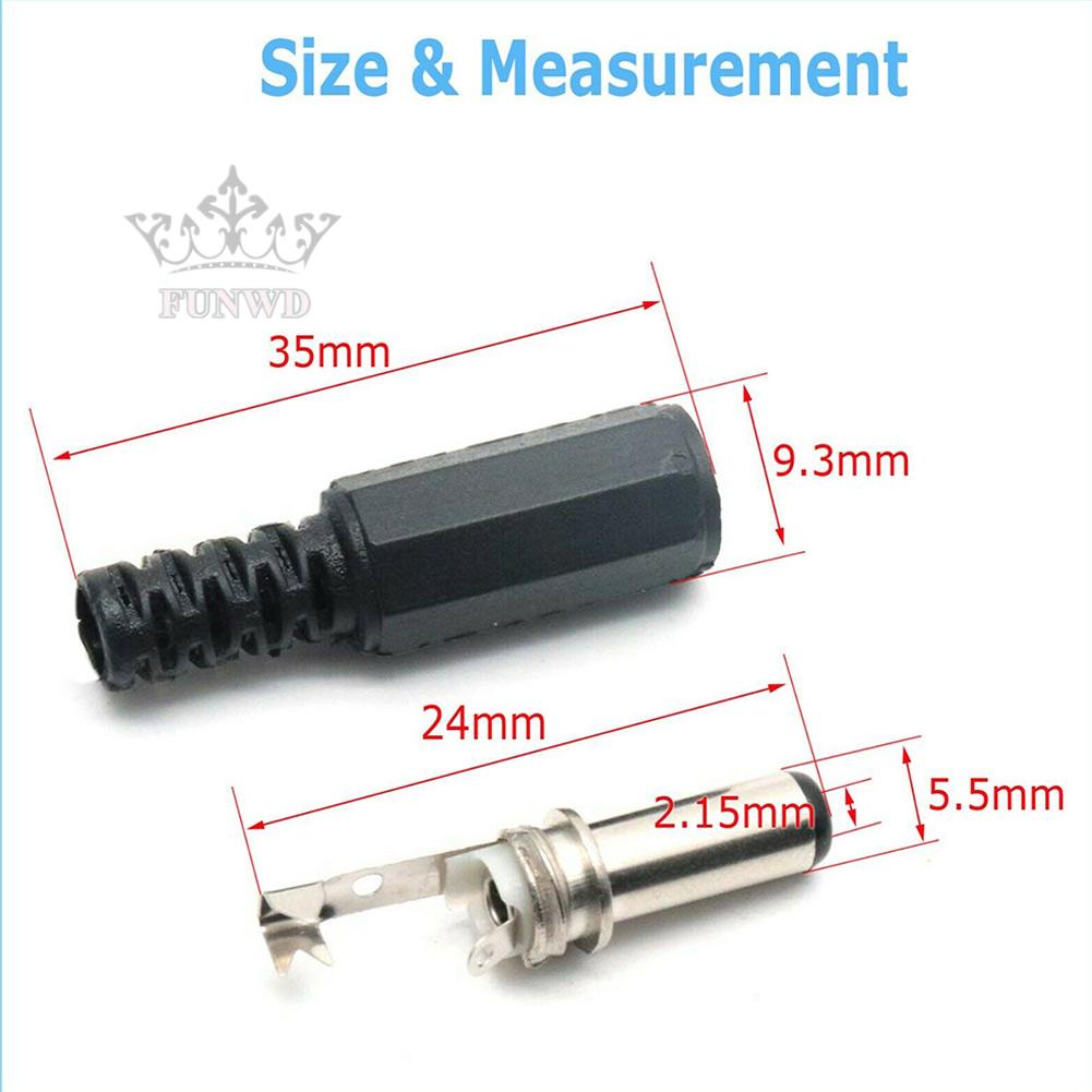 Set 10 JACK Cắm Kết Nối Nguồn DC 12V