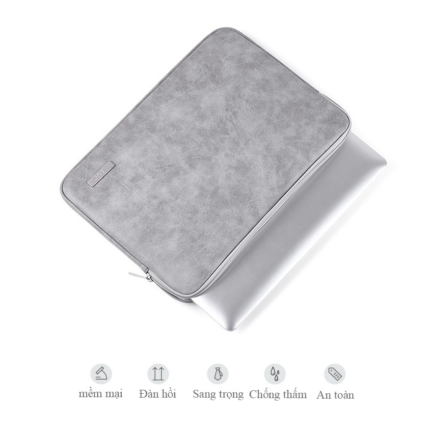 Túi chống sốc Macbook Pro, Macbook Pro cao cấp, chống sốc Macbook 13 inch, 15 inch, 16 inch, chính hãng CanvasArtisan