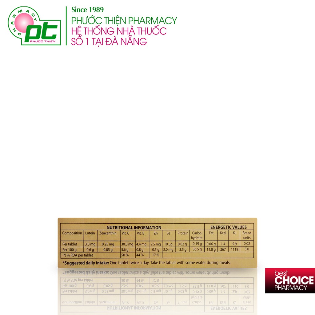 Ocuvite Lutein Viên Uống Bổ Mắt Hộp 60 Viên | Thế Giới Skin Care