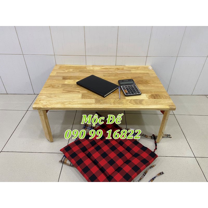 Bàn Trà Gỗ NAGA 70x50x30cm Chân Gấp Gọn Ngồi Bệt Tatami Kiểu Nhật Hiện Đại - Dùng Làm Bàn Ăn, Làm Việc