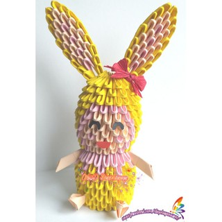 ORIGAMI 3D RABIT KID (QUÀ TẾT, SINH NHẬT ĐỘC LẠ)