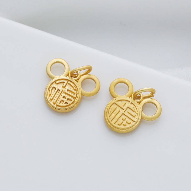 Phụ Kiện Trang Sức Hình Quả Bầu Màu Sắc Vàng Đồng Cổ Điển diy