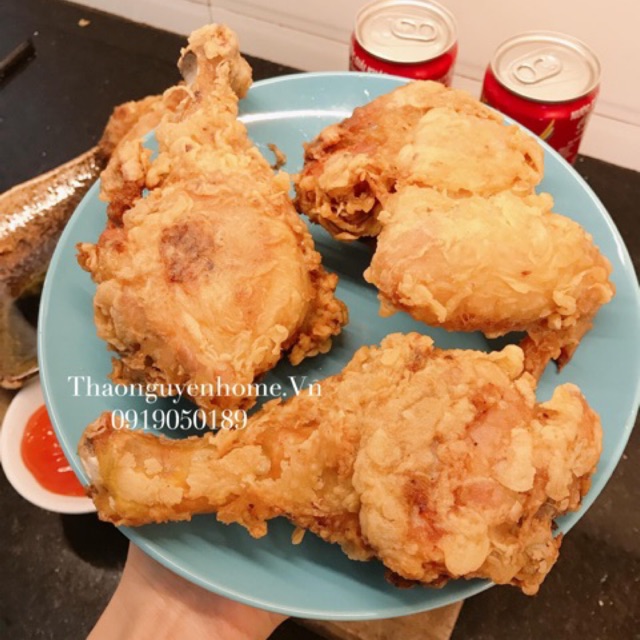  Bột chiên gà giòn rụm như KFC