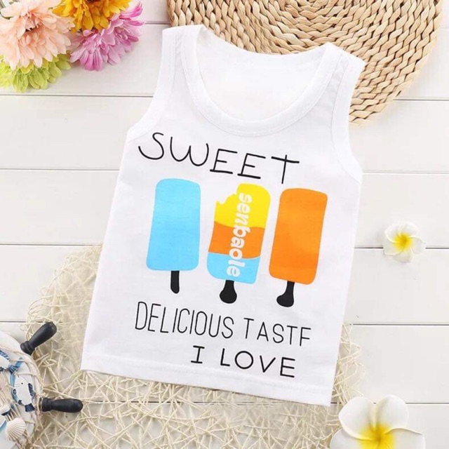 Áo ba lỗ cho bé