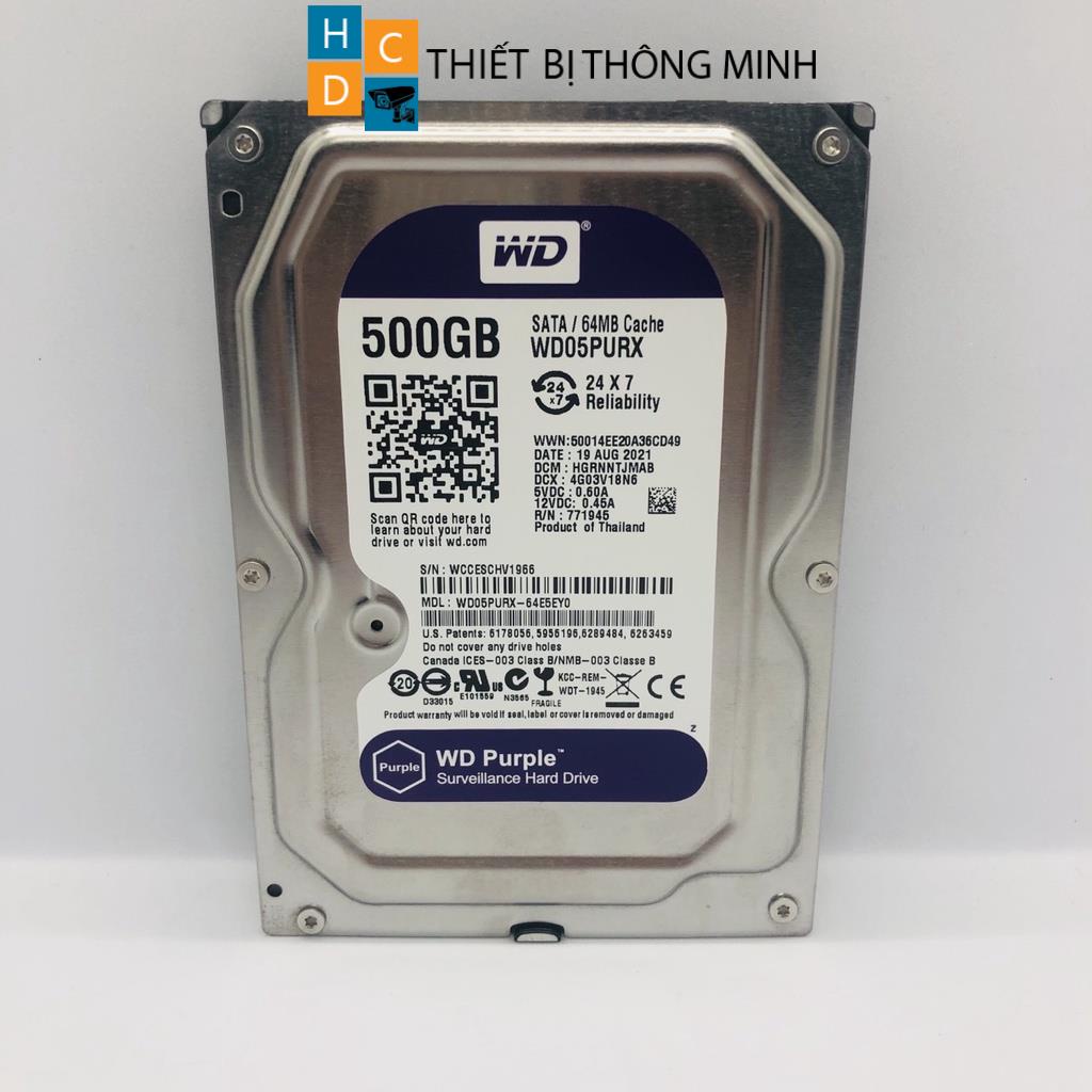 Ổ cứng HDD 500Gb/1Tb/2Tb chuyên dụng cho hệ thống camera