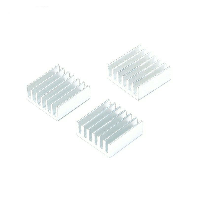 Khối Nhôm tản nhiệt IC, sò, CPU kích thước 14×14×6mm