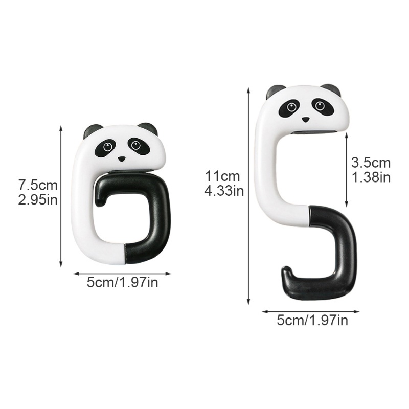 1 Móc Treo Túi Xách Đa Năng Hình Động Vật Hoạt Hình Dễ Thương