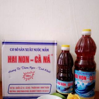 Combo 3chai loại 1 lít 30 độ đạm ( nước mắm hai non cà ná)