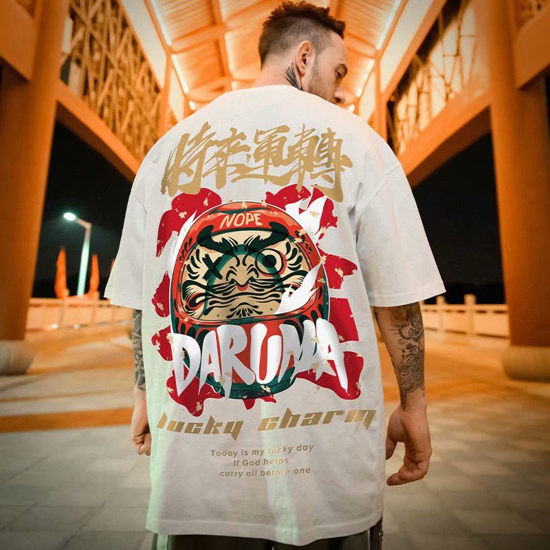 Áo Nam Tay Ngắn Phong Cách Hip Hop Size S-8XL