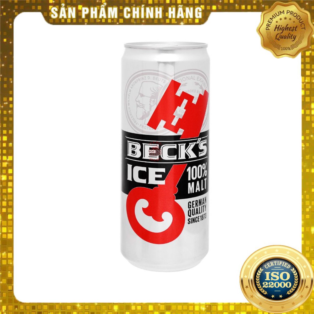 [ Yams Mart ] Combo 2  Bia Becks Ice Lon 330ML-1260