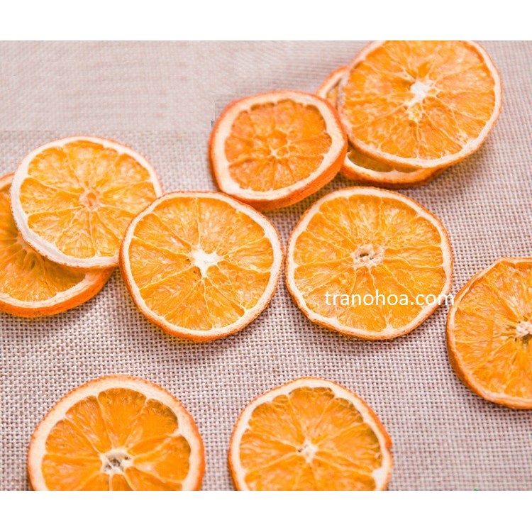 (ảnh thật+video) Cam sấy khô new zealand trang trí bánh kem làm trà (cam thái lát sấy khô) 1 kí