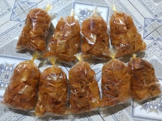 Bánh tráng cuộn tôm mỡ hành