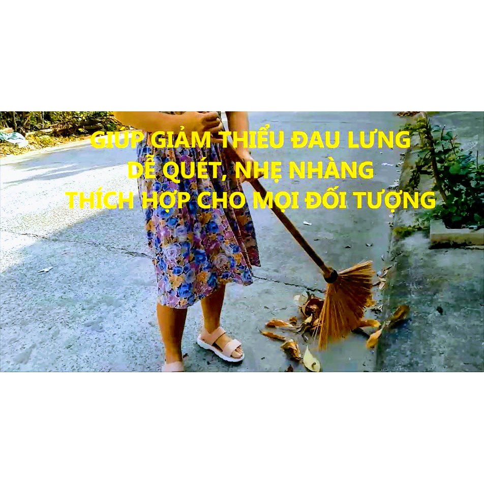Chổi Quét Sân Vườn, Nhà hàng, Khu Công Nghiệp - Cán dài