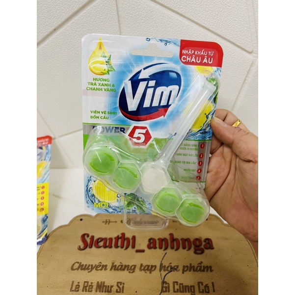 Viên Vệ Sinh Bồn Cầu Vim 55g (vàng/tím/xanh)