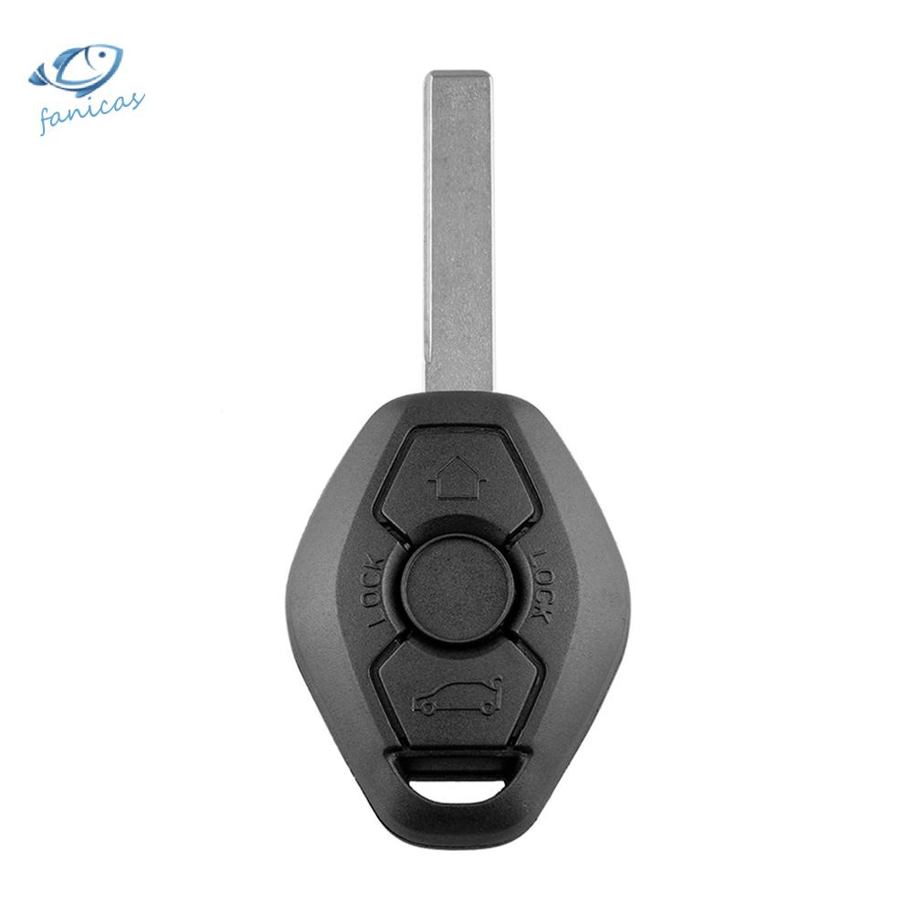Vỏ ChìA KhóA ĐiềU KhiểN Từ Xa 3 NúT BấM Cho Xe BMW E81 E46 E39 E60