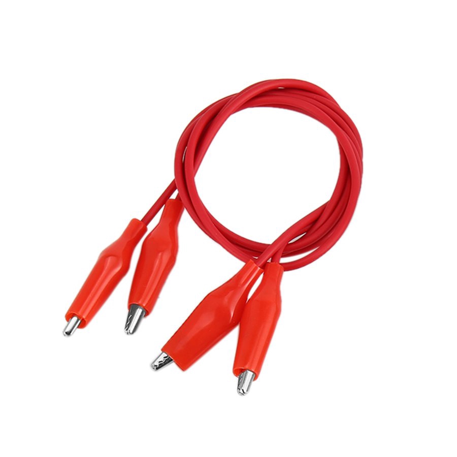 Bộ 10 dụng cụ kẹp cá sấu 2 đầu nhiều màu