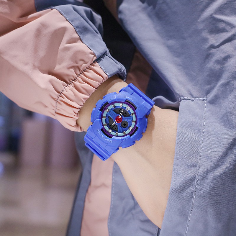 Đồng hồ thể thao nữ Sport watch SW050 chính hãng, điện tử, xem thứ, ngày, tháng, bấm giờ, báo thức, đèn led | BigBuy360 - bigbuy360.vn