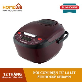 Nồi cơm điện tử 1,8 lít sunhouse shd8909 chính hãng giá tốt