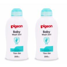 Sữa Tắm Gội Toàn Thân Em Bé 2 In 1 Pigeon 700ml ,200ml